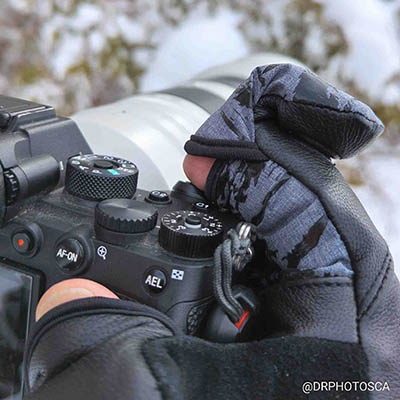Photography gloves for cold wether